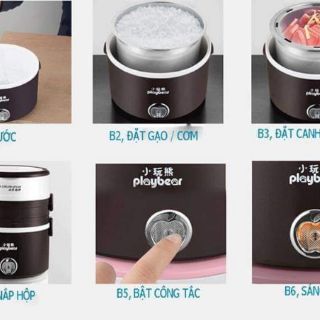 Cặp lồng cơm hâm nóng 3 tầng inox cao cấp