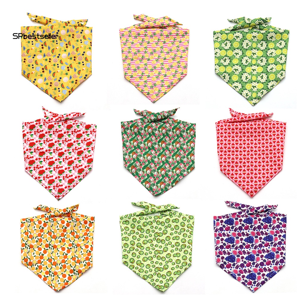 Khăn Quàng Cổ In Họa Tiết Sáng Tạo Đáng Yêu Dành Cho Thú Cưng