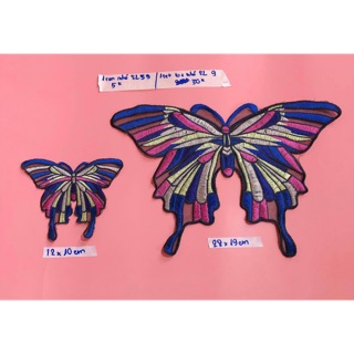 Sticker thêu hình bướm lớn nhỏ