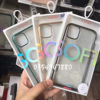 Ốp lưng dẻo X-level cho iPhone 11 Viền màu chính hãng