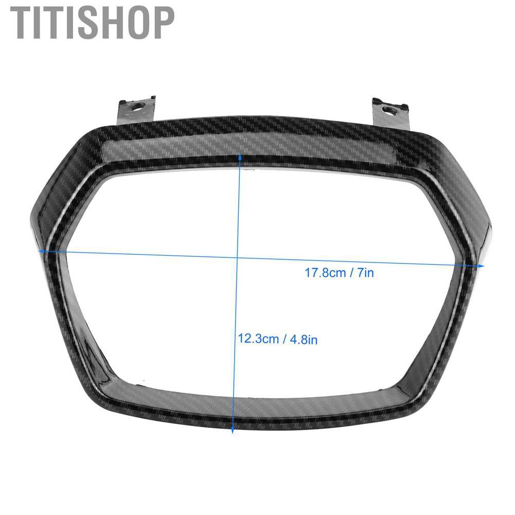 Titishop ABS Headlight Guard Cover Bezel Protection Fit for VESPA Sprint 125/150 2017-2020