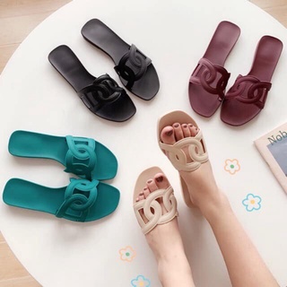 Dép nữ xoắn vòng dép nhựa chống