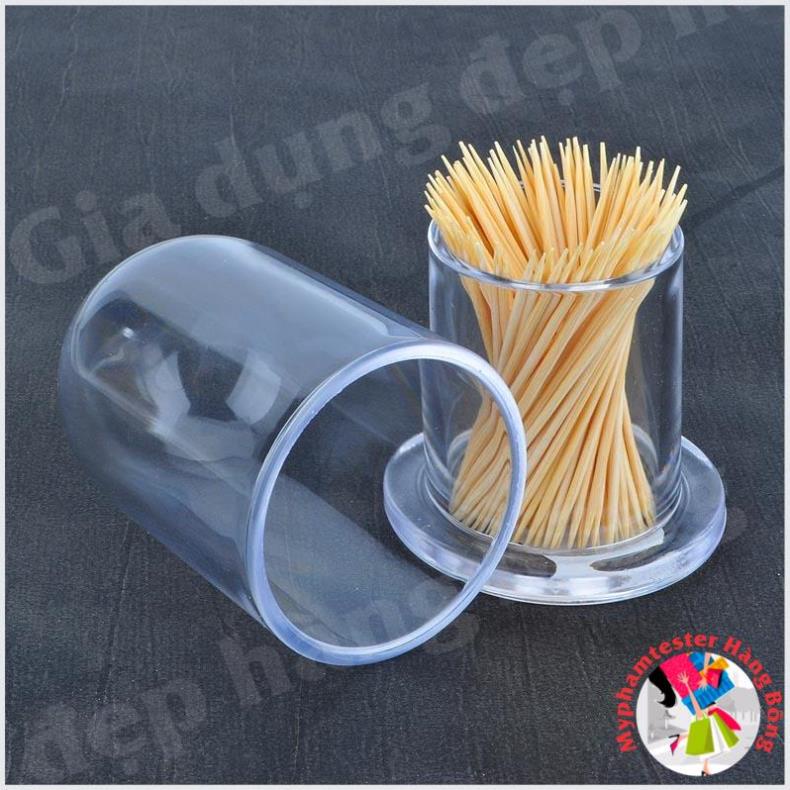 Tăm meka tròn nắp chụp tiện lợi