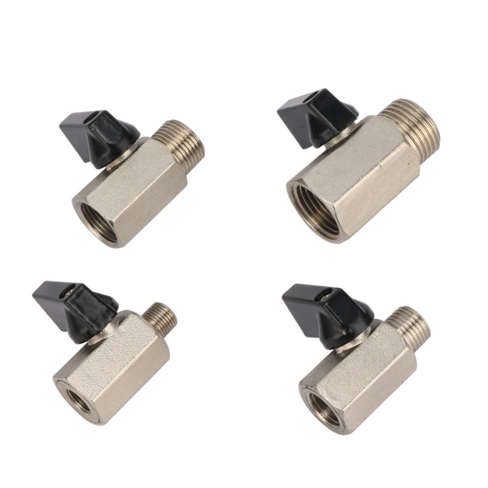 1 Van Bi Nén Khí Mini 1/8" 1/4" 3/8" 1/2" BSP