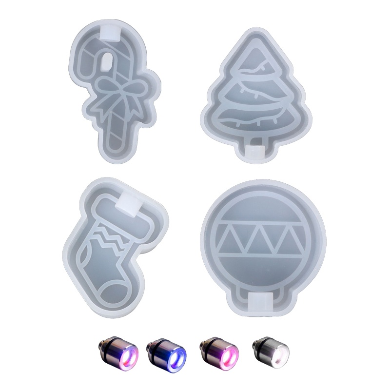 Khuôn Silicone Làm Đèn LED Trang Trí Giáng Sinh