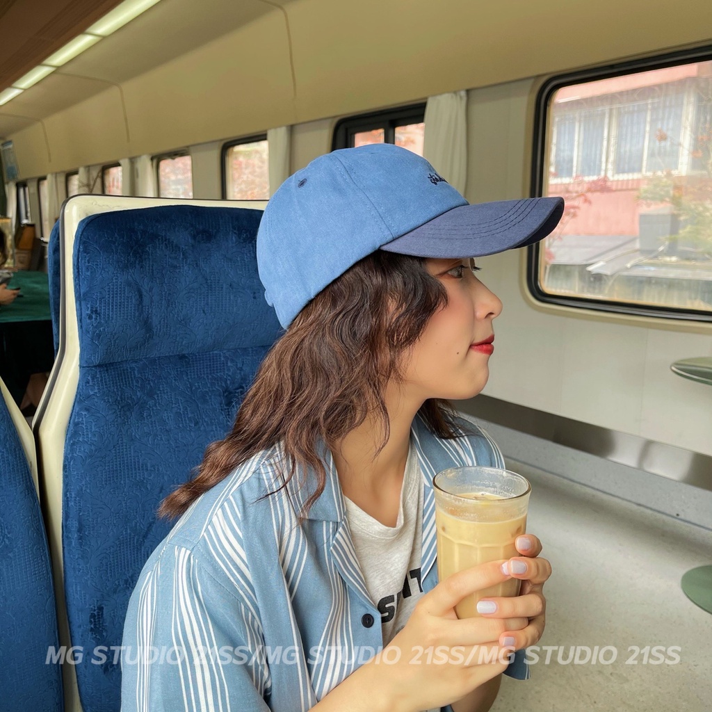 Mũ lưỡi trai MG STUDIO họa tiết thêu 3 màu