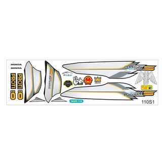 Tem rời wave s dán xe wave 110cc 100cc 50cc wave s wave rs