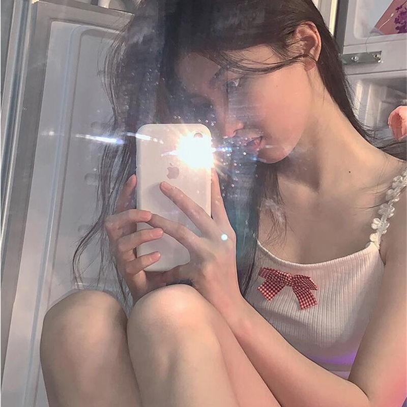 Áo Thun Hai Dây Dáng Ngắn Phong Cách Nhật Bản Thời Trang Mùa Hè Cho Nữ | BigBuy360 - bigbuy360.vn