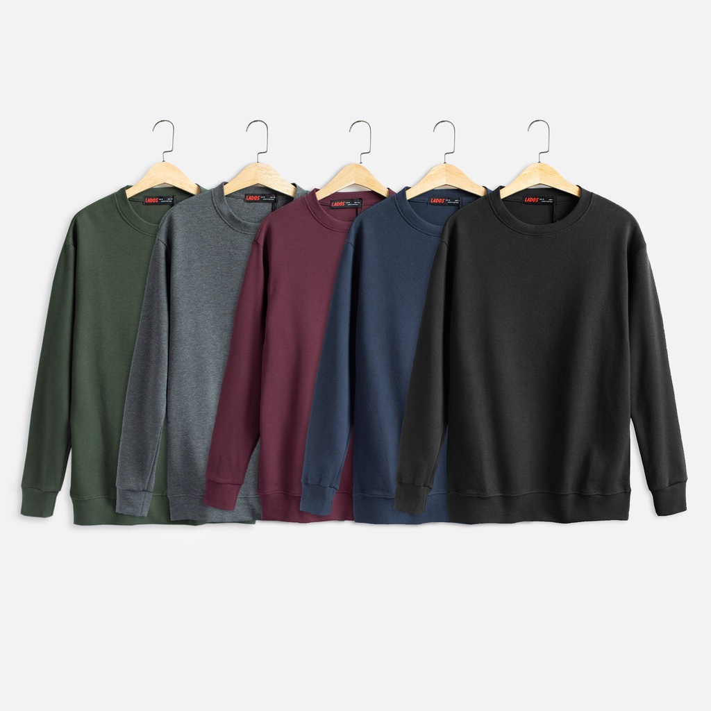 Áo Thun Tay Dài Nam Trơn Lados 9070 - Chất thun dày, co giãn, thấm hút mồ hôi tốt | BigBuy360 - bigbuy360.vn