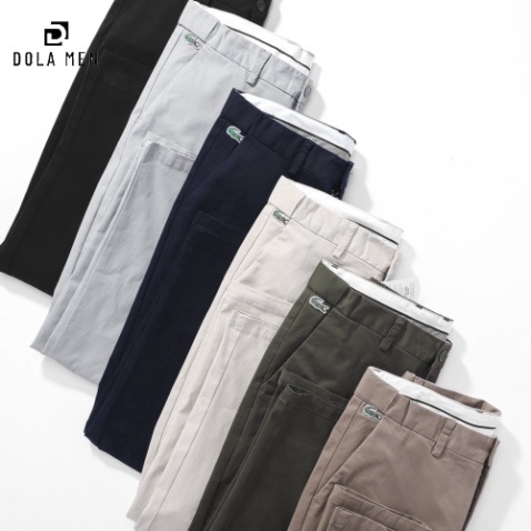 Quần Kaki Nam LACOSTE 6 MÀU Lưng Phối Thun co và giãn Siêu Nhẹ Dáng Âu Công Sở