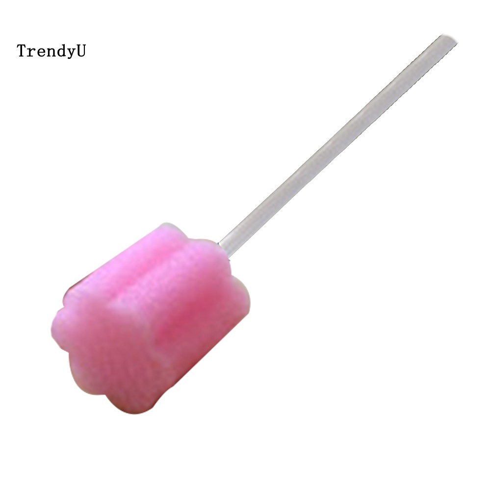 TRD 250Pcs Disposable Sponge Oral Swabs Odor Remover Tongue Tartar Cleansing Stick