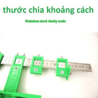 Thước chia khoảng cách-Chiều dài thước 40cm đối xứng mỗi bên 20cm, thanh dẫn vuông 30cm
