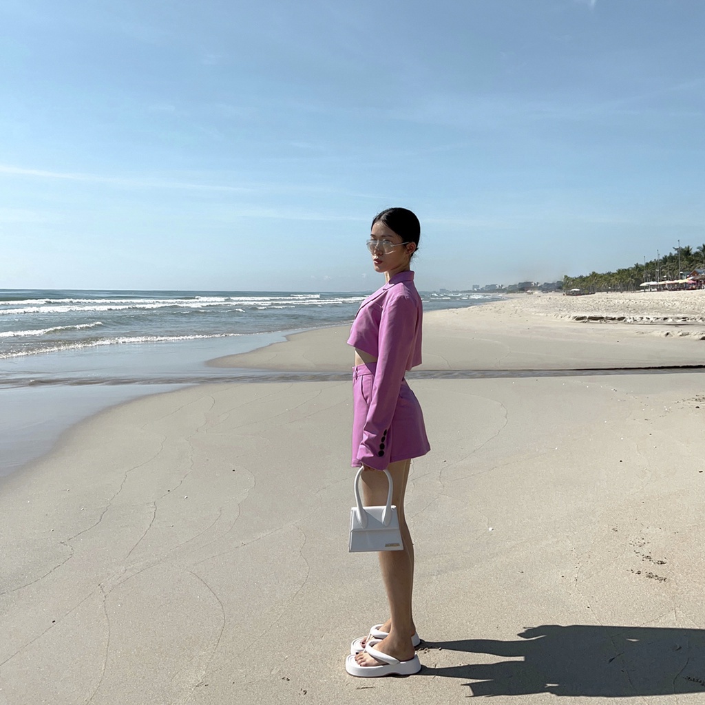 TATICHU - Váy quần chữ A trơn - Mini Jupe Skort