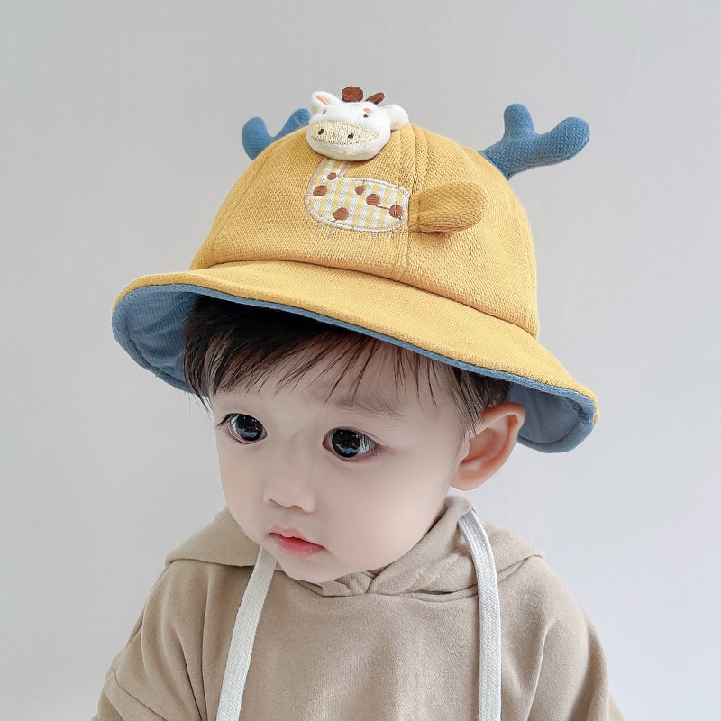 Mũ tai bèo họa tiết hoạt hình phong cách Hàn quốc cho bé 1-6 tuổi