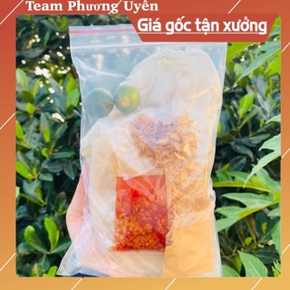 Bánh tráng dẻo phơi sương sate tắc muỗi nhuyễn hành phi (Bịch Zip)