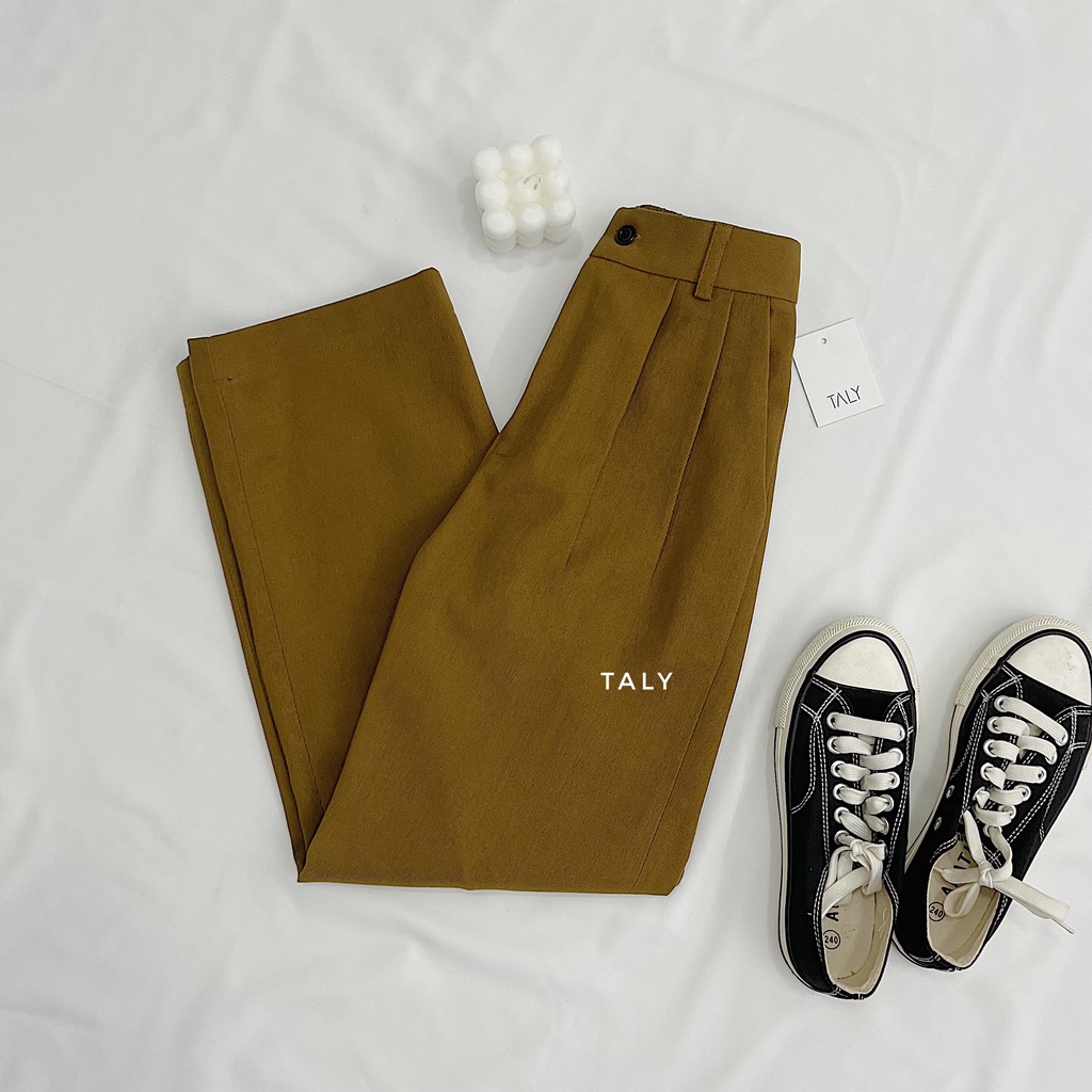 Quần ống suông xếp li TALY Q17121