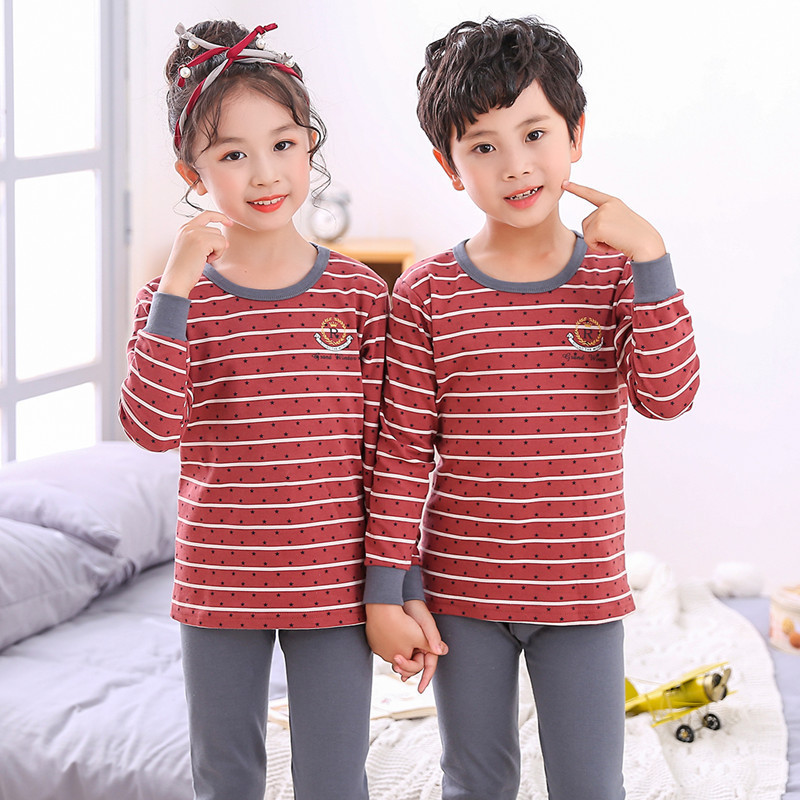 Bộ Đồ Ngủ Cotton Dài Tay In Hoạt Hình Cho Bé