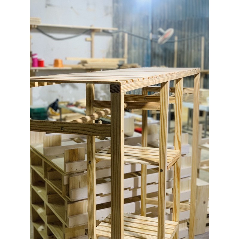 TỦ TREO QUẦN ÁO 3 BUỒNG GỖ THÔNG MỸ, KỆ TREO QUẦN ÁO GỖ THÔNG MỸ, ĐÃ ĐƯỢC SƠN DẦU KHOÁNG BẢO VỆ GỖ - PalletBoy94 | BigBuy360 - bigbuy360.vn