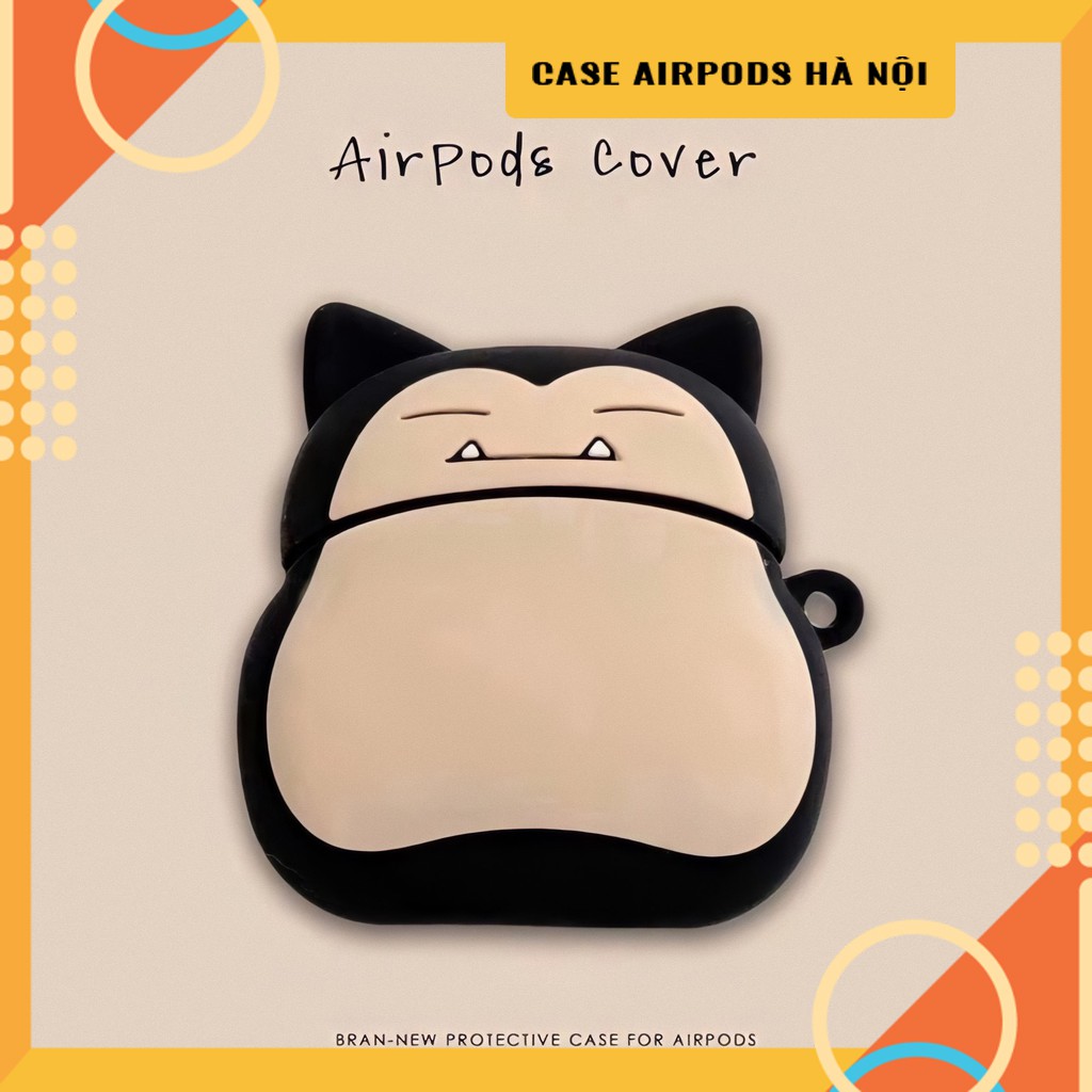 Case Airpods - Ốp Airpods 1/2 - Snorlax Pokemon