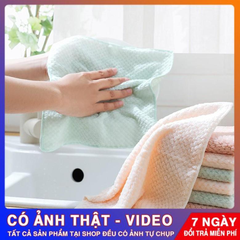 Combo 2 Chiếc Khăn Lông Mềm Lau Tay / Lau Bát Đĩa Đa Năng ( KHĂN LÔNG ĐA NĂNG)