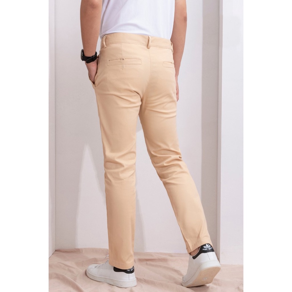 Quần Kaki Nam Đẹp Hàn Quốc Co Giãn Cao Cấp-Quần Kaki Nam Ống Côn Trẻ Trung Năng Động