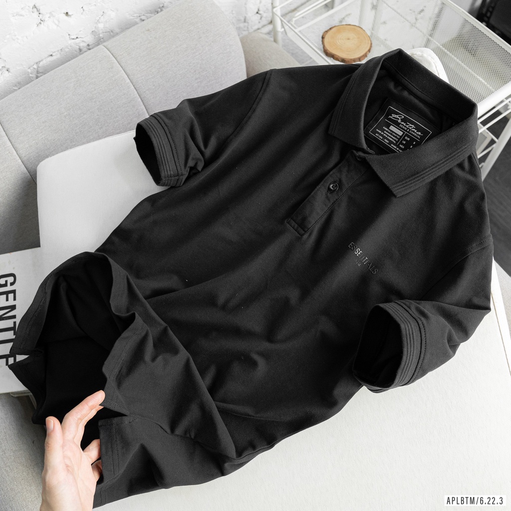 Áo thun  cổ trụ nam chất liệu vải cotton chính phẩm, form siêu đẹp 8316