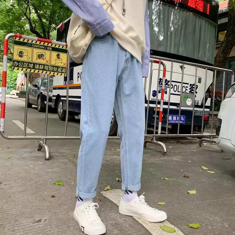 Quần Jean Dài Dáng Rộng Ống Suông Thời Trang Cho Nam Sinh | BigBuy360 - bigbuy360.vn