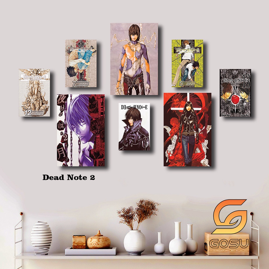 Set 8 Tranh Dán Tường Chủ đề Tokyo Revengers, One Punch Man, Dead Note, Dr Stone, Hunter x Hunter, Thất Hình Đại Tội