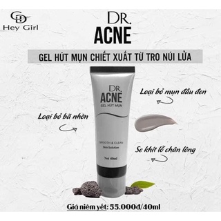 GEL LỘT MỤN TRO NÚI LỬA DR ACNE