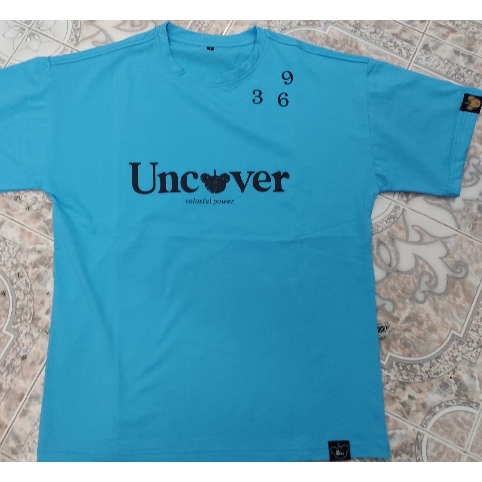 [Mã FAMARAL1 giảm 10k đơn 50k] Áo Thun Uncover 369 full tag có hình thật shop chụp