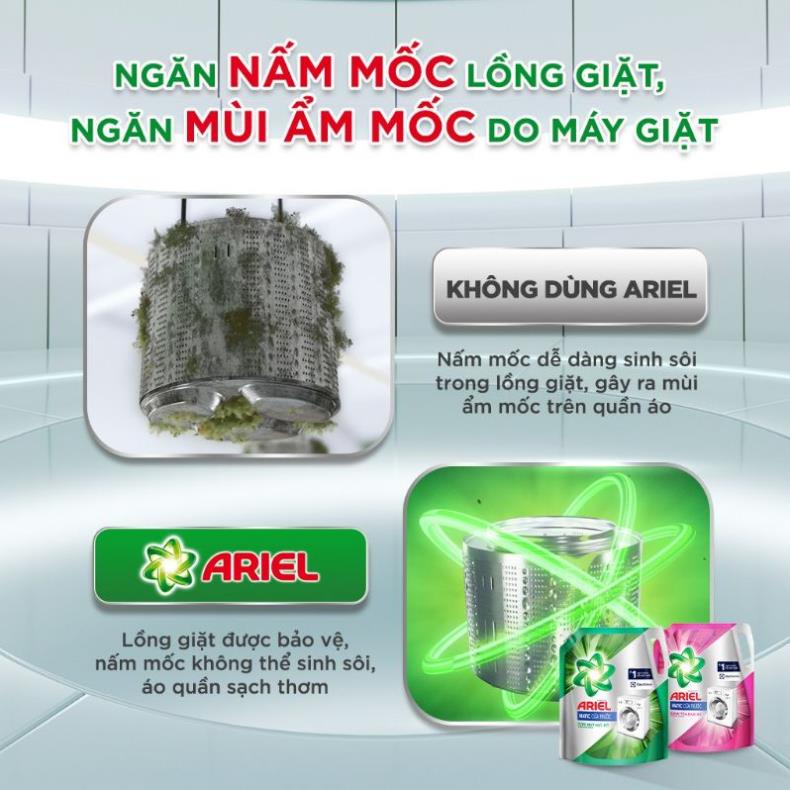 Nước Giặt Ariel Cửa Trước Nhiều Mùi Hương - Túi 3.2Kg/3.05Kg
