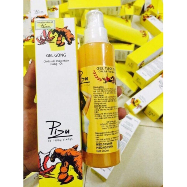 GEL GỪNG TAN MỠ PIZU