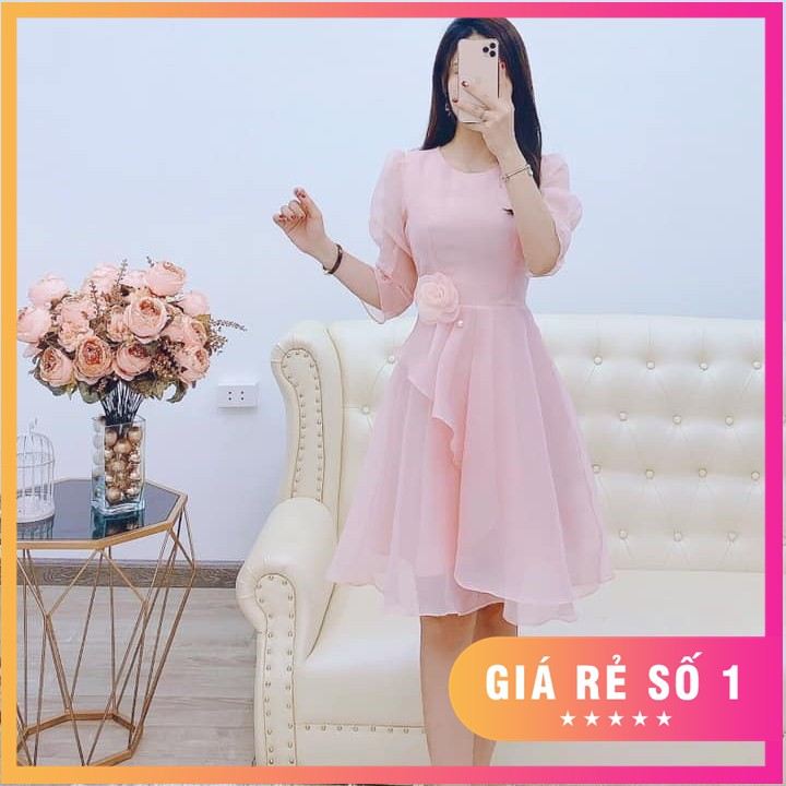 ĐẦM VOAN THIẾT KẾ ĐỘC QUYỀN SIÊU XINH ĐỦ SIZE S,M,L,XL,XXL - V5