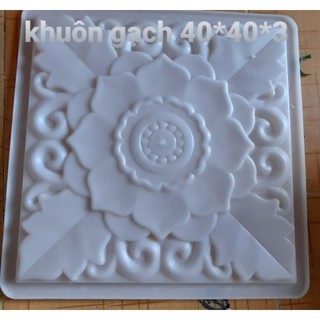 Khuôn đúc gạch lát sân vườn 40×40×3