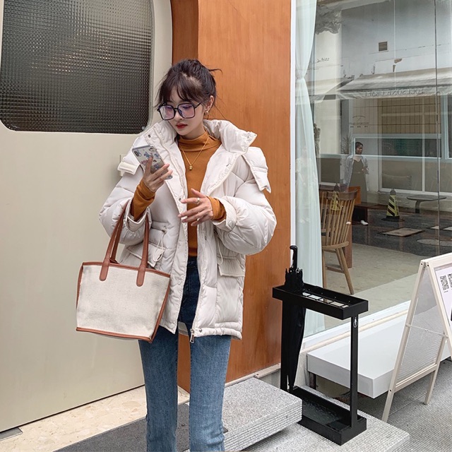 (ORDER) (ẢNH THẬT Ở CUỐI) ÁO KHOÁC PHAO ULZZANG CÓ MŨ HÀN QUỐC SIÊU XINH 4 MÀU | BigBuy360 - bigbuy360.vn