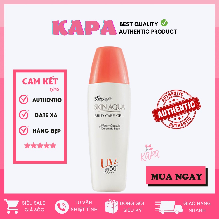 Kem chống nắng Skin Aqua dành cho danh nhạy cảm MILD CARE GEL [Mới]