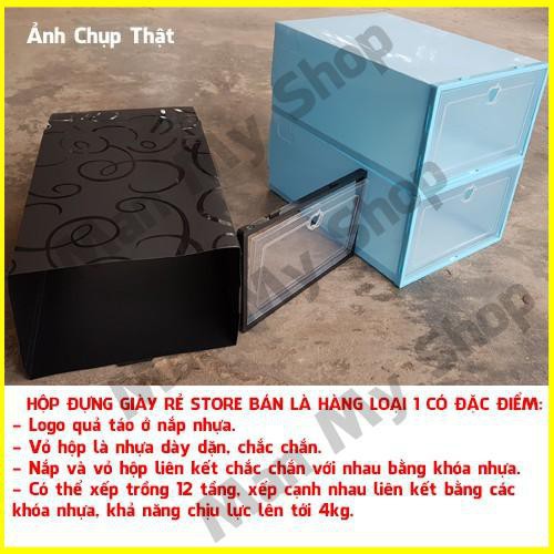 Hộp Đựng Giày, Box Để Giầy Dép Nam Nữ Bằng Nhựa Cứng Mica Trong Suốt Đồ Cao Cấp Giá Rẻ Man My Shop