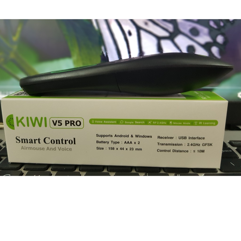 Chuột Bay Điều Khiển Kiwi V5 Pro Tích Hợp Mic Tìm Kiếm Giọng Nói- Hàng Chính Hãng