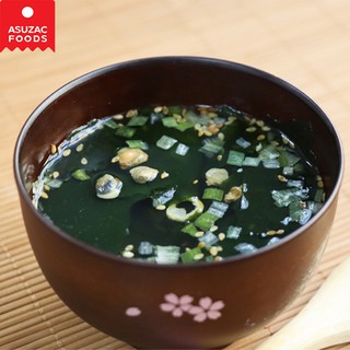 Canh rong biển hến asuzac hộp 35 g 3.5g x 10 gói - asuzac wakame soup - ảnh sản phẩm 4