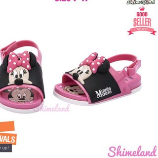 Giày Sandal Mini Melissa Đi Biển Màu Hồng Hình Mickey & Những Người Bạn Minnie Cho Bé Gái