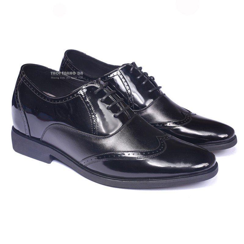 Giày buộc dây công sở nam tăng chiều cao 7cm chính hãng MENLI mã CSSP20 có độn đế hoàn toàn bí mật