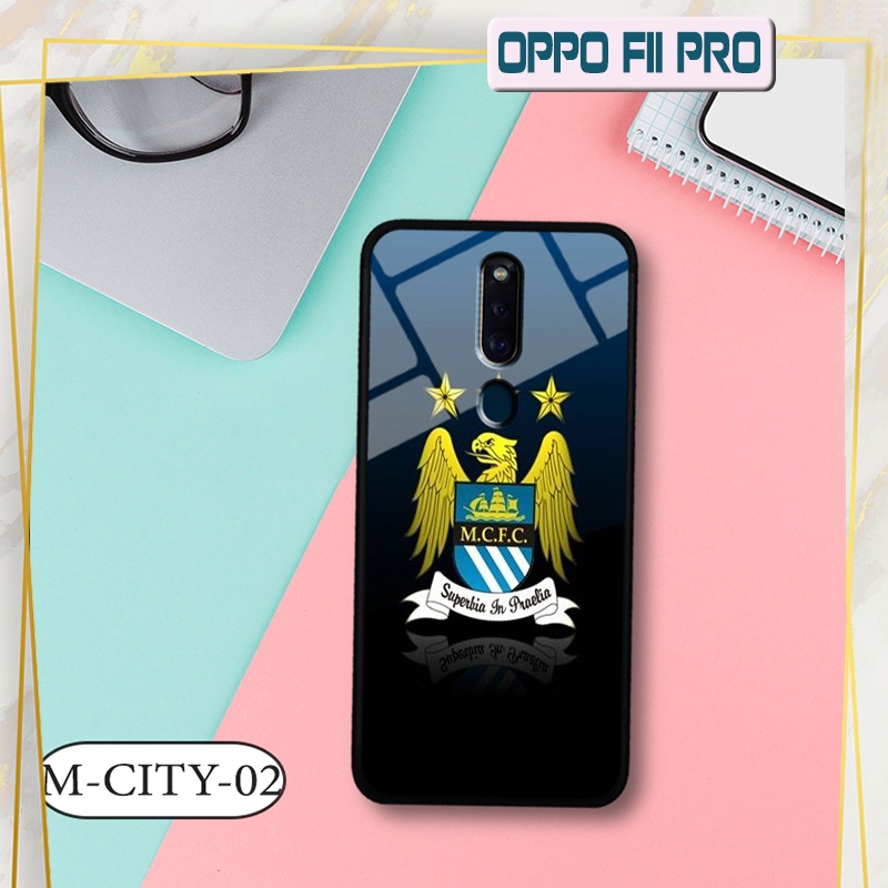 Ốp đội bóng OPPO F11 Pro - Lưng kính cường lực