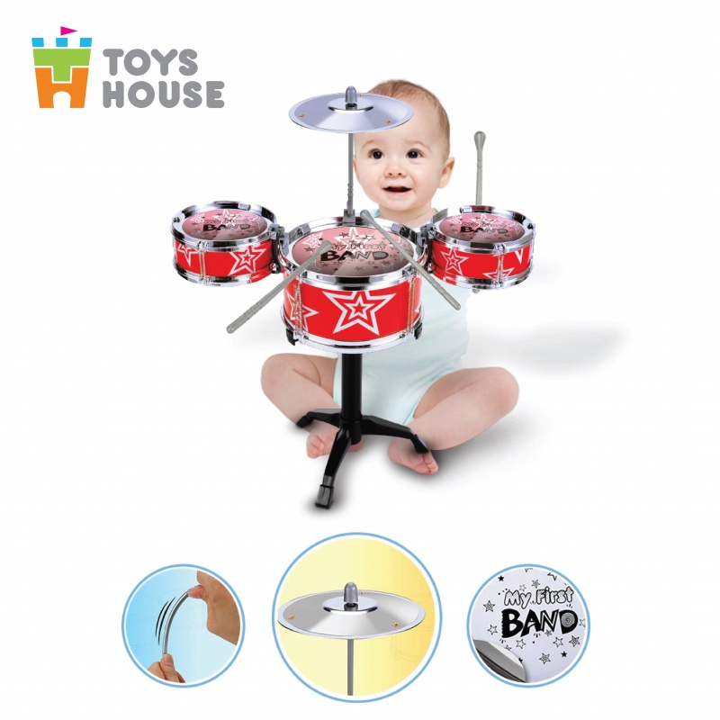 Bộ trống đồ chơi Jazz Drum cho bé ToysHouse 3303