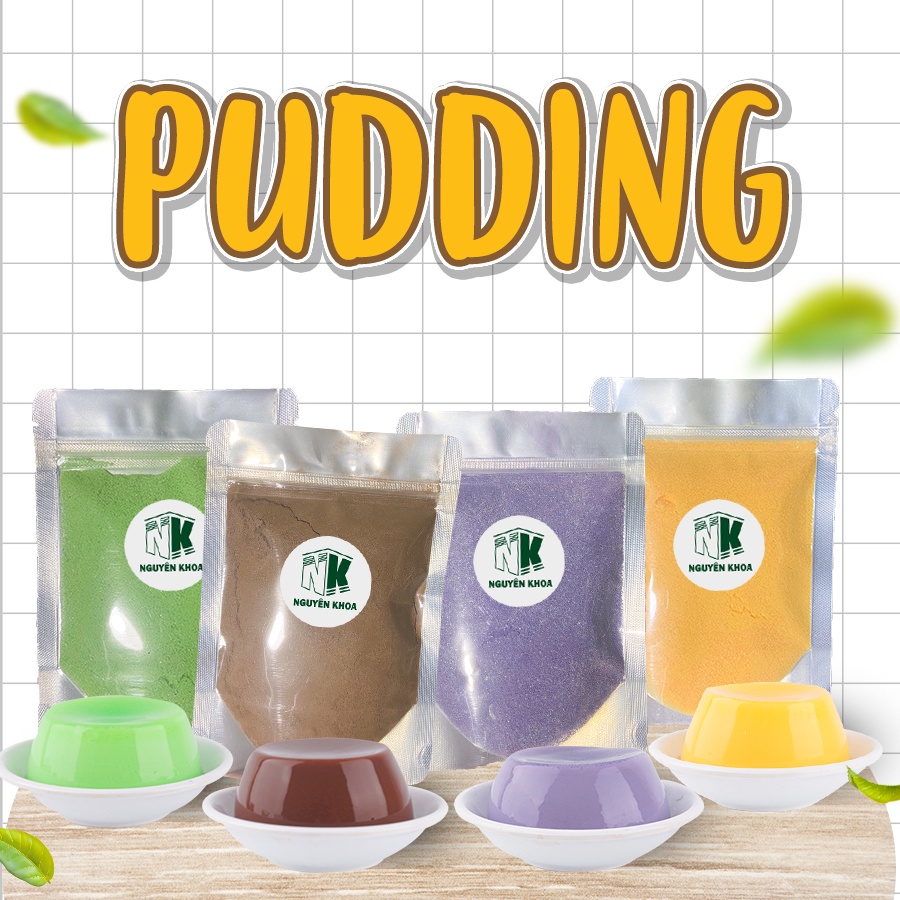Bột Pudding Nguyên Khoa 100g - Mềm, Béo, Thơm Ngon, An Toàn - Shop