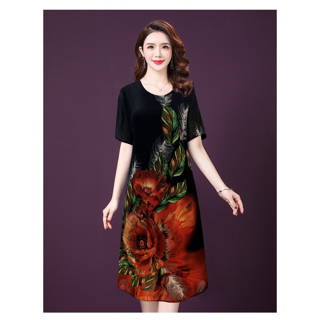 THANH LỊCH - ĐẦM SUÔNG DÁNG RỘNG NHIỀU SIZE KIỂU ĐẦM SUÔNG IN HỌA TIẾT 3316 3209 3314 3303
