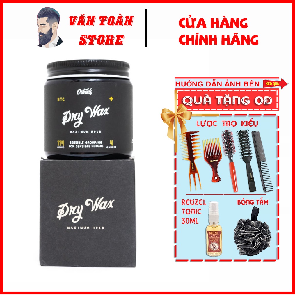 Sáp Vuốt Tóc O'douds Dry Wax Tặng lược | RẺ VÔ ĐỊCH
