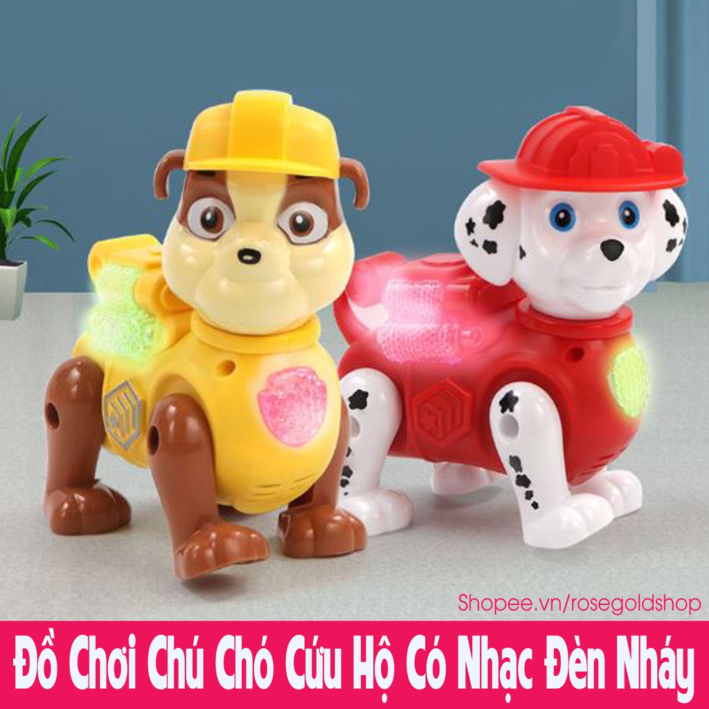 Đồ Chơi Chú Chó Cứu Hộ Có Nhạc, Đèn Nháy, Có Thể Di Chuyển Tạo Cảm Giác Thích Thú Cho Trẻ