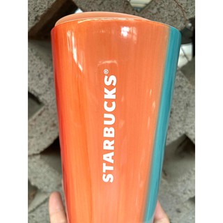 Ly sứ uống nước có nắp chính hãng Starbucks 355ml