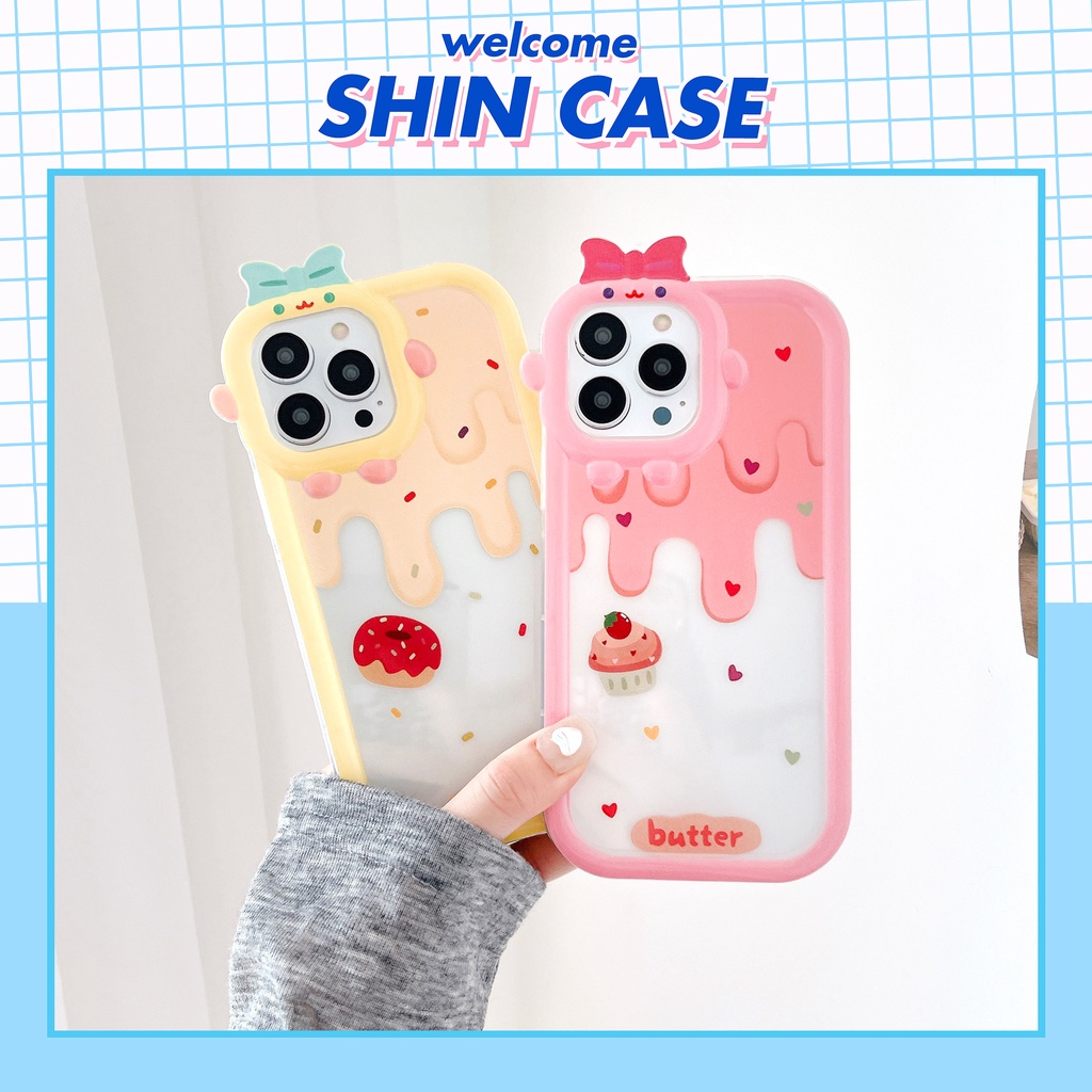 Ốp lưng iphone camera nơ bánh kem 6/6plus/6s/6splus/7/7plus/8/8plus/x/xs/11/12/13/14/pro/max/promax/plus/shin/case