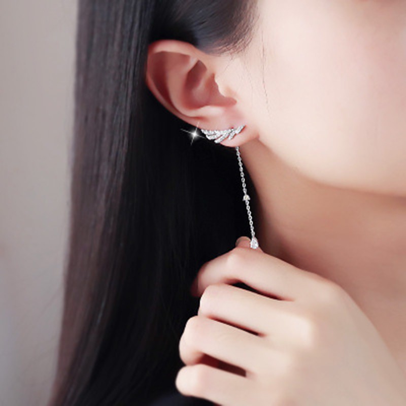 Bông tai bạc 925 Trang sức thời trang cho phụ nữ